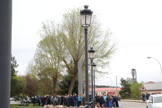 Inauguración del monolito del Duero