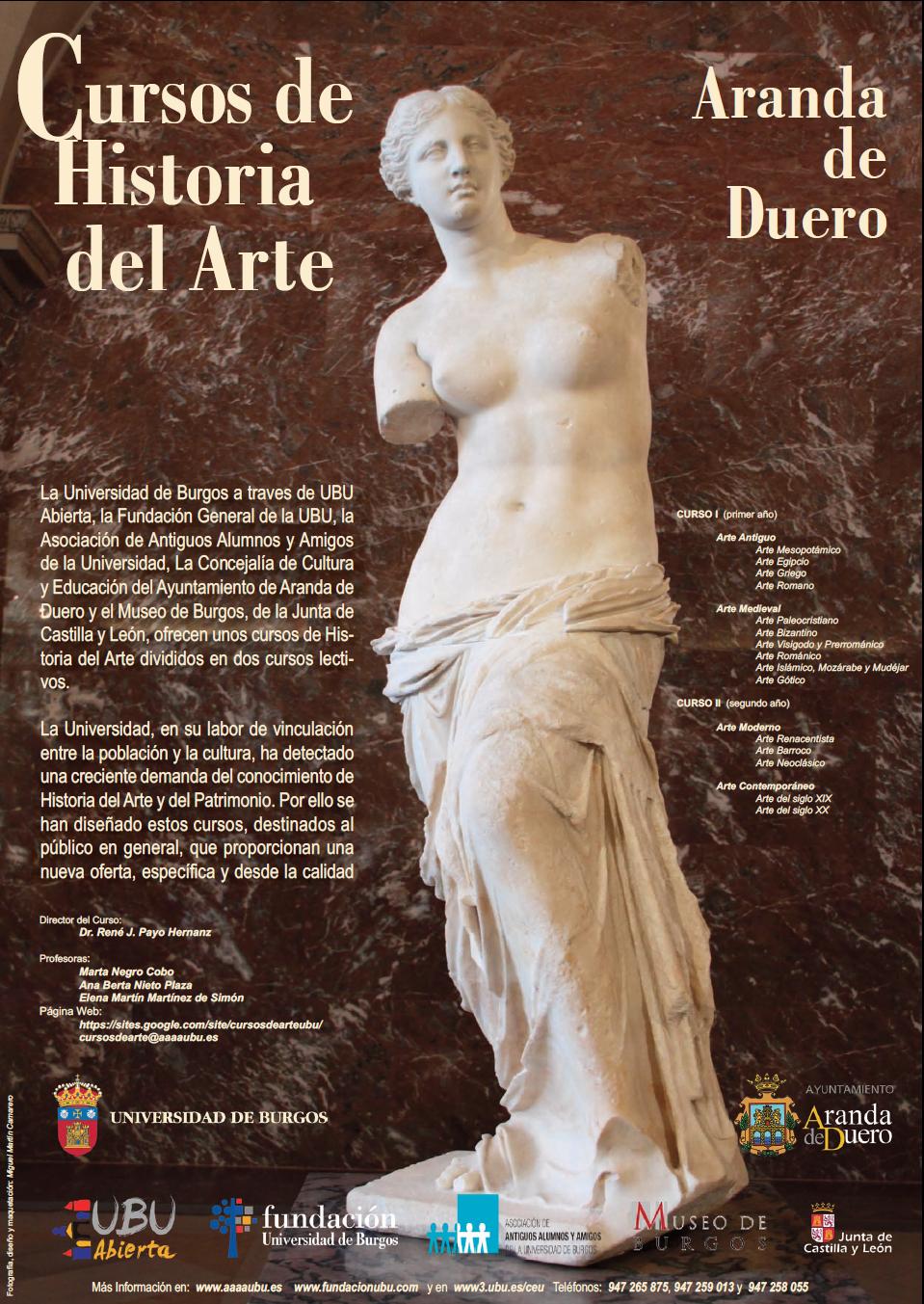 CURSOS DE HISTORIA DEL ARTE EN ARANDA DE DUERO