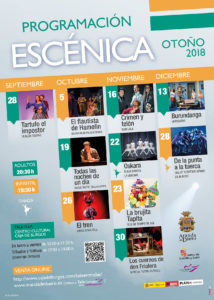 PROGRAMACIÓN ESCÉNICA OTOÑO 2018