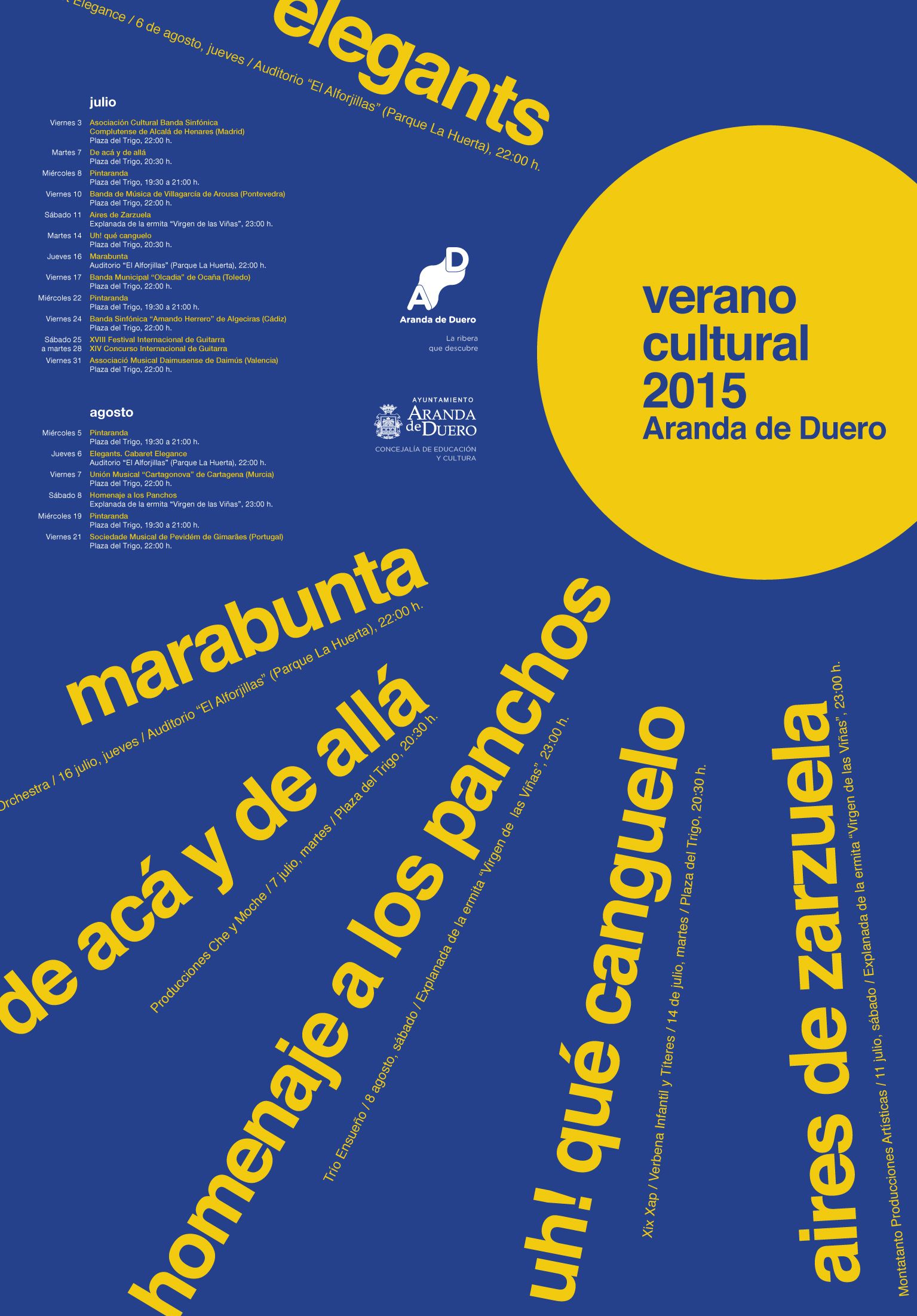 VERANO CULTURAL 2015
