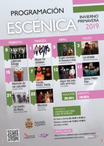 PROGRAMACIÓN ESCÉNICA INVIERNO PRIMAVERA 2019 PROGRAMACIÓN ESCÉNICA INVIERNO PRIMAVERA 2019