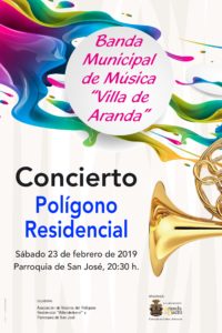 CONCIERTO EN EL POLÍGONO RESIDENCIAL DE LA BANDA MUNICIPAL DE MÚSICA «VILLA DE ARANDA» CONCIERTO EN EL POLÍGONO RESIDENCIAL DE LA BANDA MUNICIPAL DE MÚSICA «VILLA DE ARANDA»