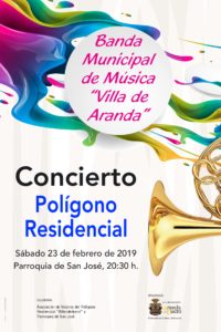 CONCIERTO EN EL POLÍGONO RESIDENCIAL DE LA BANDA MUNICIPAL DE MÚSICA «VILLA DE ARANDA»