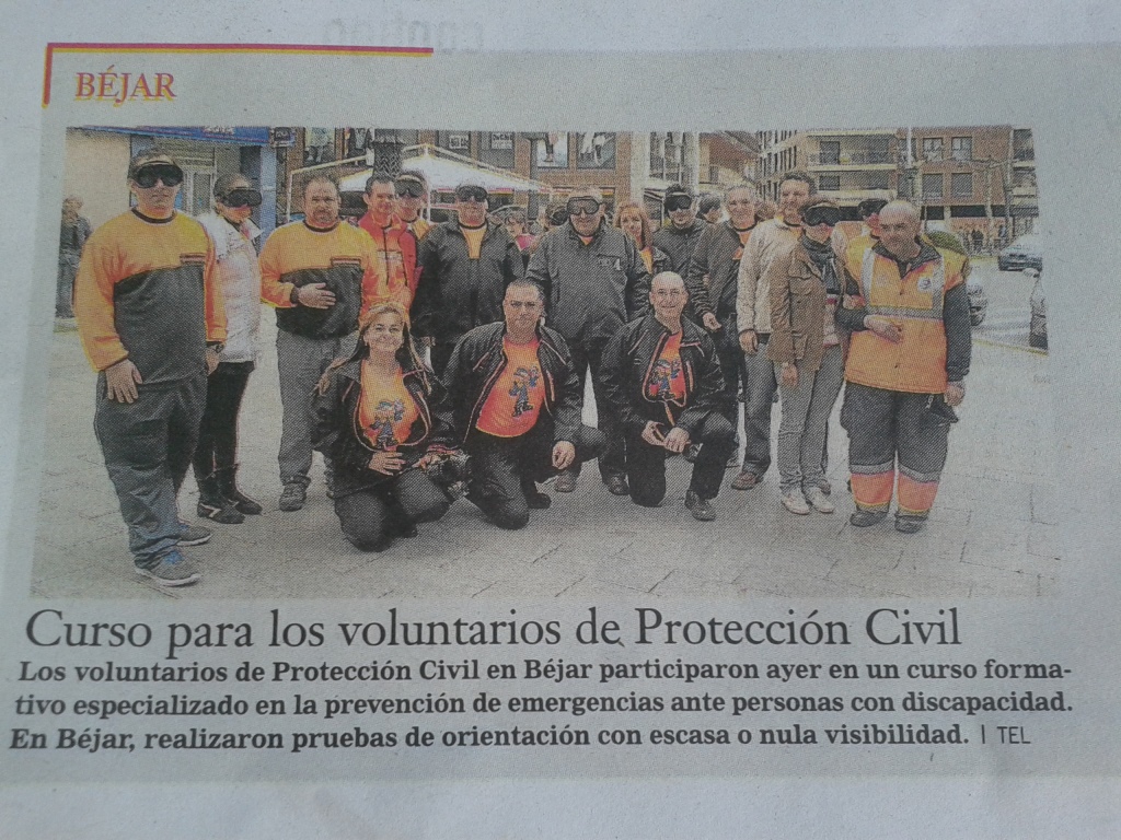 FORMACION A PROTECCION CIVIL BEJAR