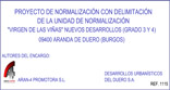 Proyecto actuación aislada de urbanización y normalización «Virgen de las Viñas». Nuevos desarrollos (Grado 3 y 4)