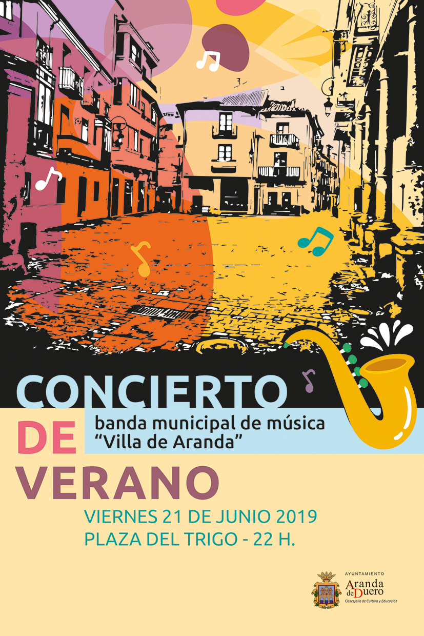 CONCIERTO DE VERANO DE LA BANDA MUNICPAL DE MÚSICA «VILLA DE ARANDA», 2019