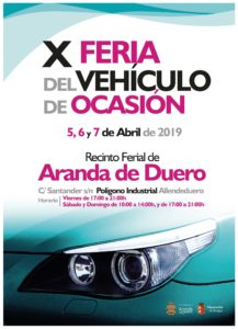 X FERIA DEL VEHÍCULO DE OCASIÓN EN ARANDA DE DUERO X FERIA DEL VEHÍCULO DE OCASIÓN EN ARANDA DE DUERO