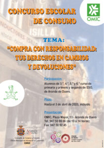 Concurso escolar de consumo. Concurso escolar de consumo.