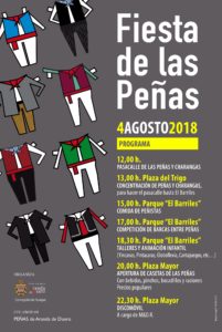 FIESTA DE LAS PEÑAS: 4 DE AGOSTO DE 2018