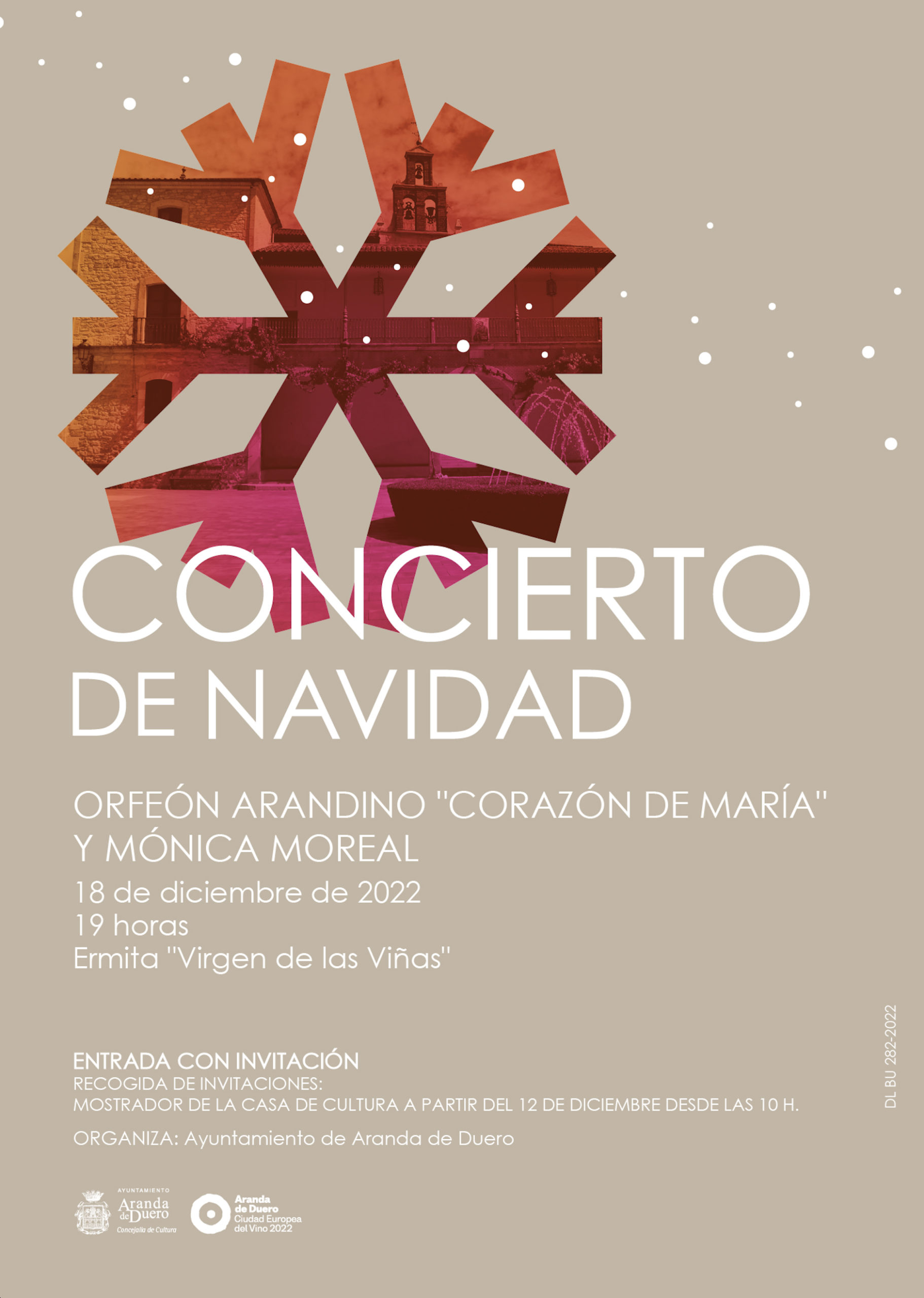 CONCIERTO DE NAVIDADORFEÓN ARANDINO «CORAZÓN DE MARÍA» Y MÓNICA MOREAL