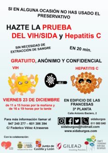 CAMPAÑA DE PRUEBAS RÁPIDAS PARA LA DETECCIÓN PRECOZ DEL VIH Y DE LA HEPATITIS C. CAMPAÑA DE PRUEBAS RÁPIDAS PARA LA DETECCIÓN PRECOZ DEL VIH Y DE LA HEPATITIS C.