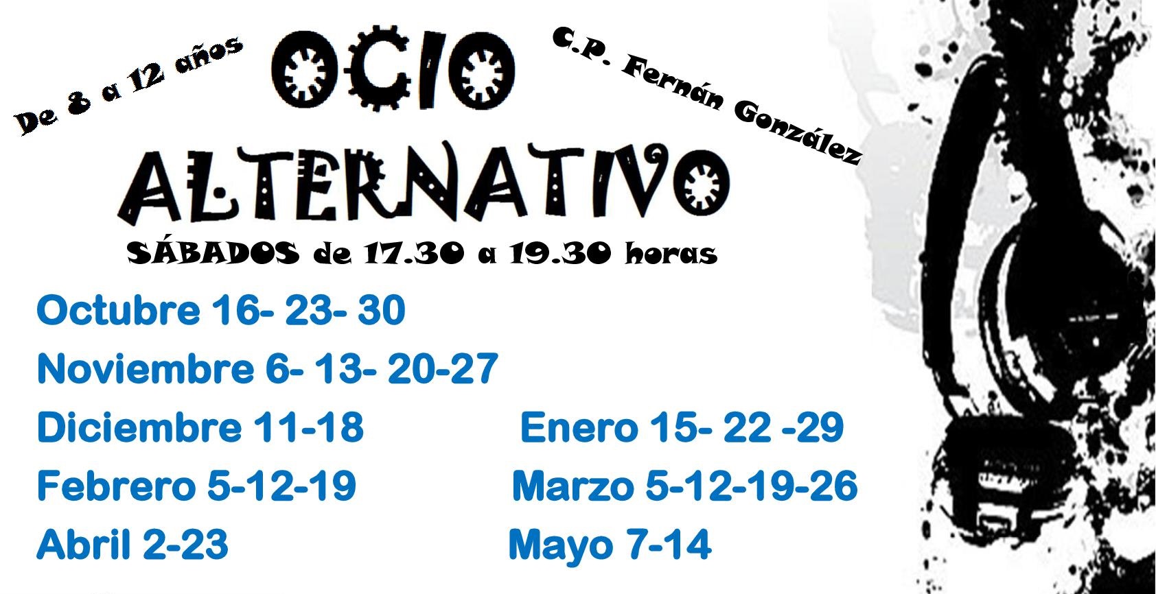 OCIO ALTERNATIVO DE 8 A 12 AÑOS EN EL PATIO DEL C.P. FERNÁN GONZÁLEZ