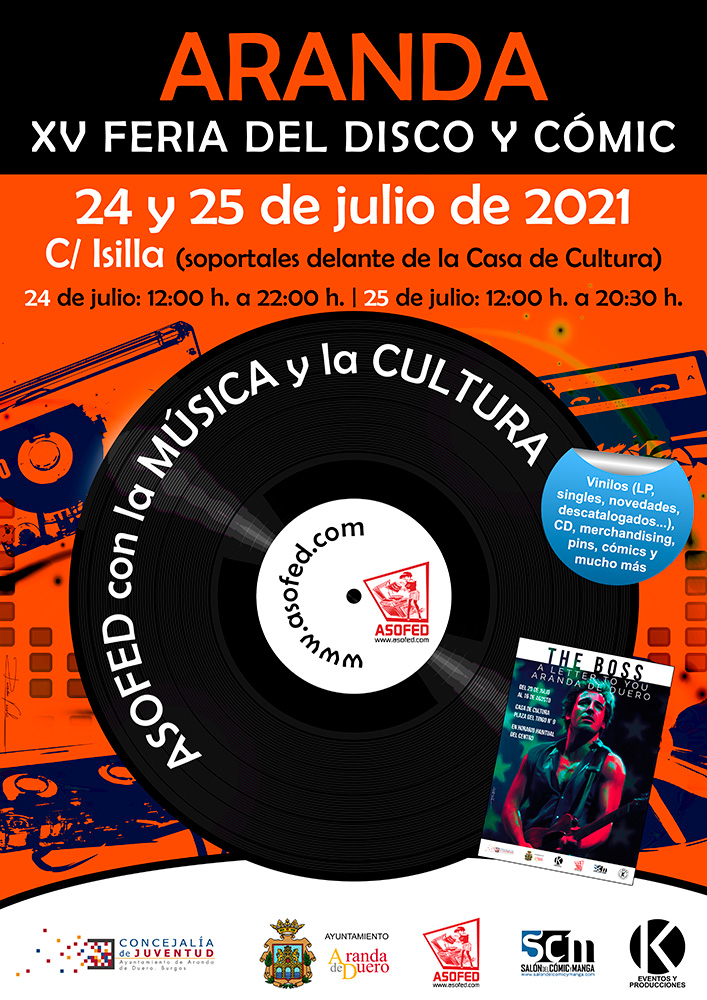 XV FERIA DEL DISCO Y CÓMIC DE ARANDA DE DUERO