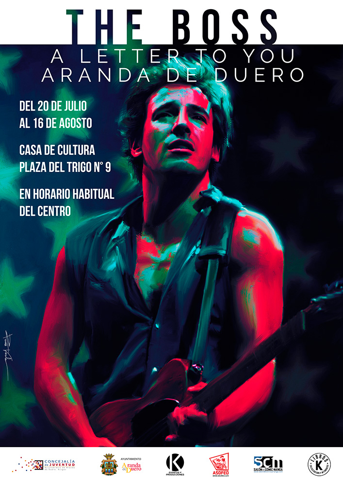 EXPOSICIÓN DE BRUCE SPRINGTEEN, THE BOSS, IN ARANDA DE DUERO