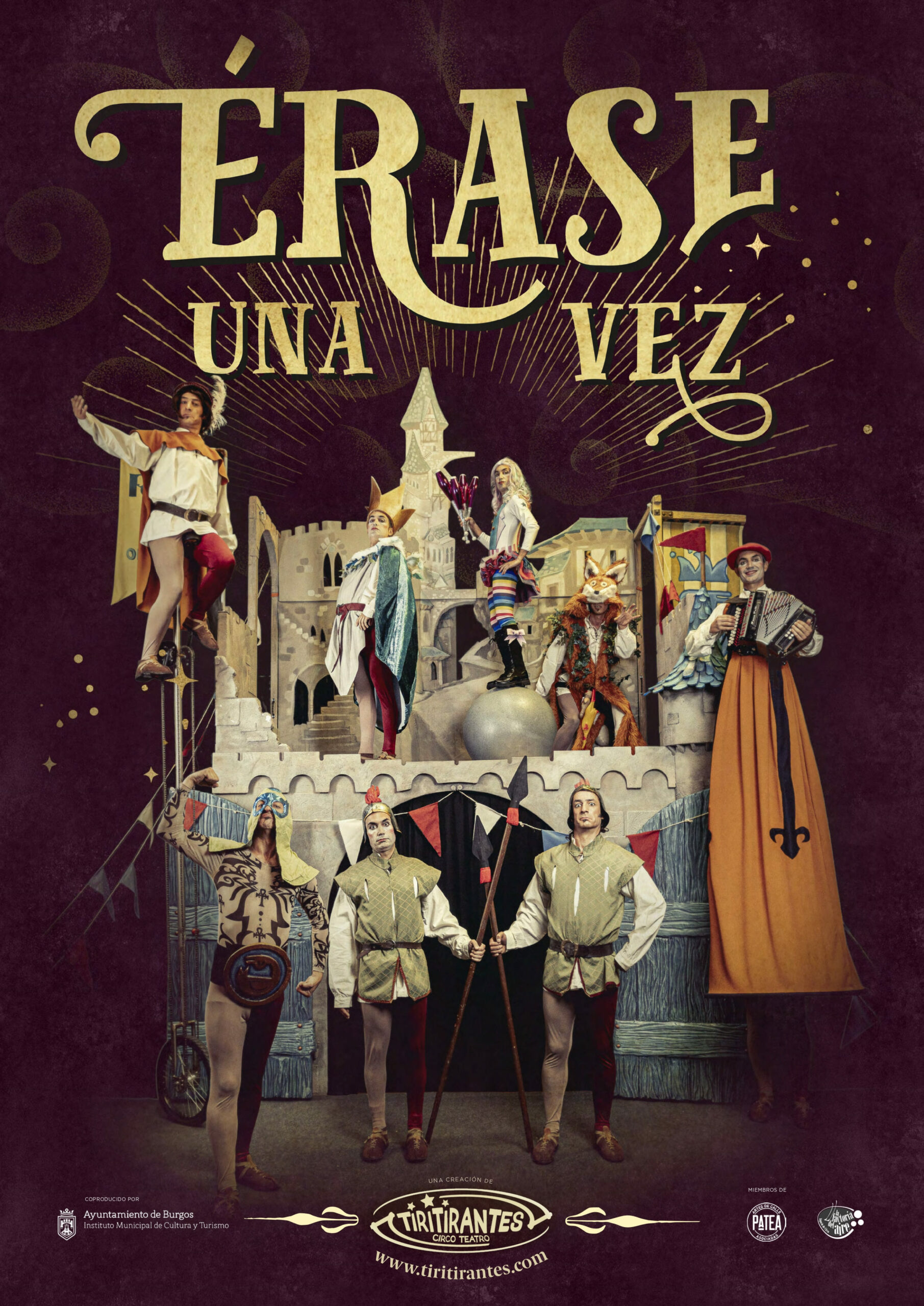 CIRCO Y TEATRO.  Érase una vez… Tiritirantes Circo Teatro.