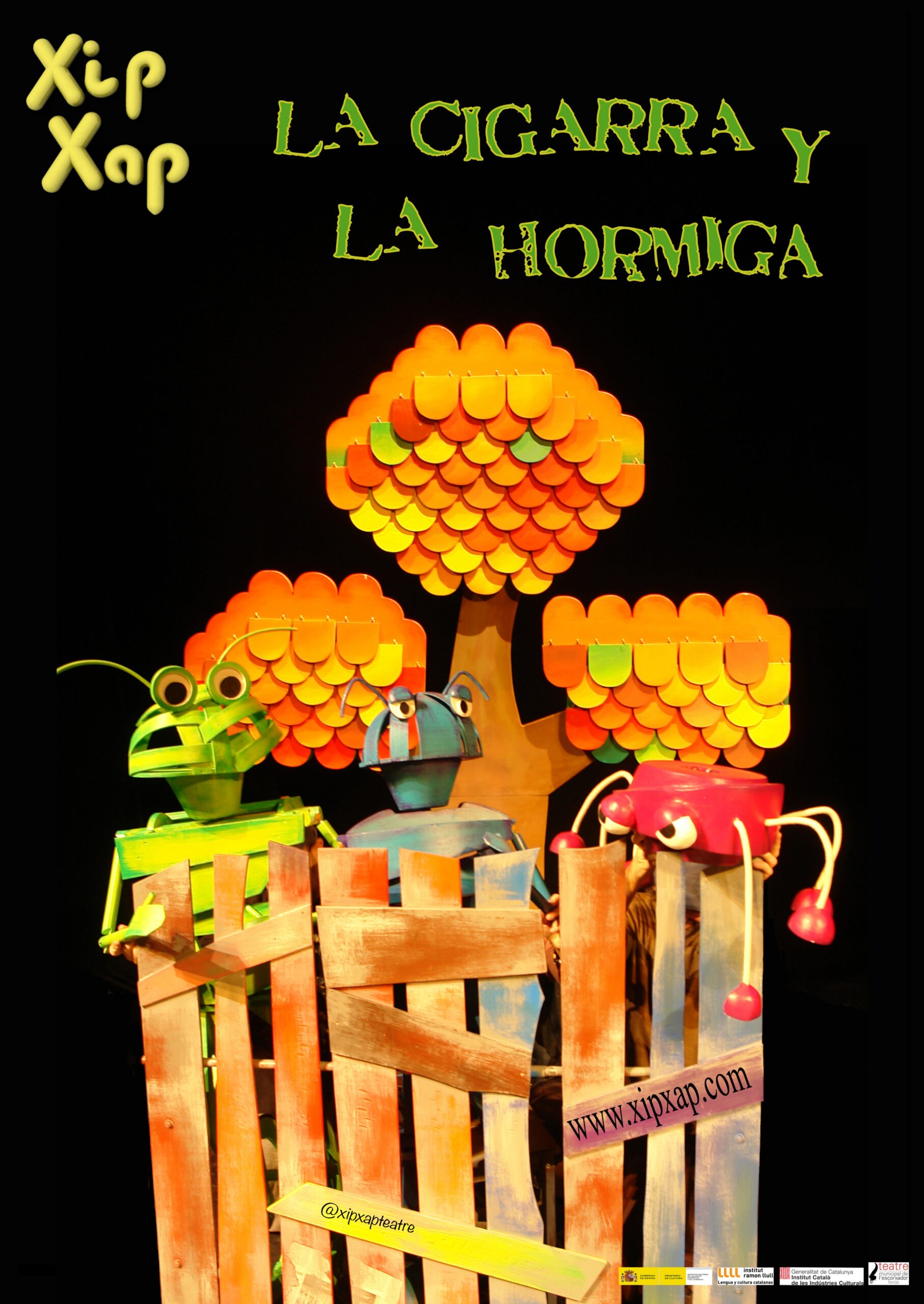«LA CIGARRA Y LA HORMIGA». Xip Xap Teatro