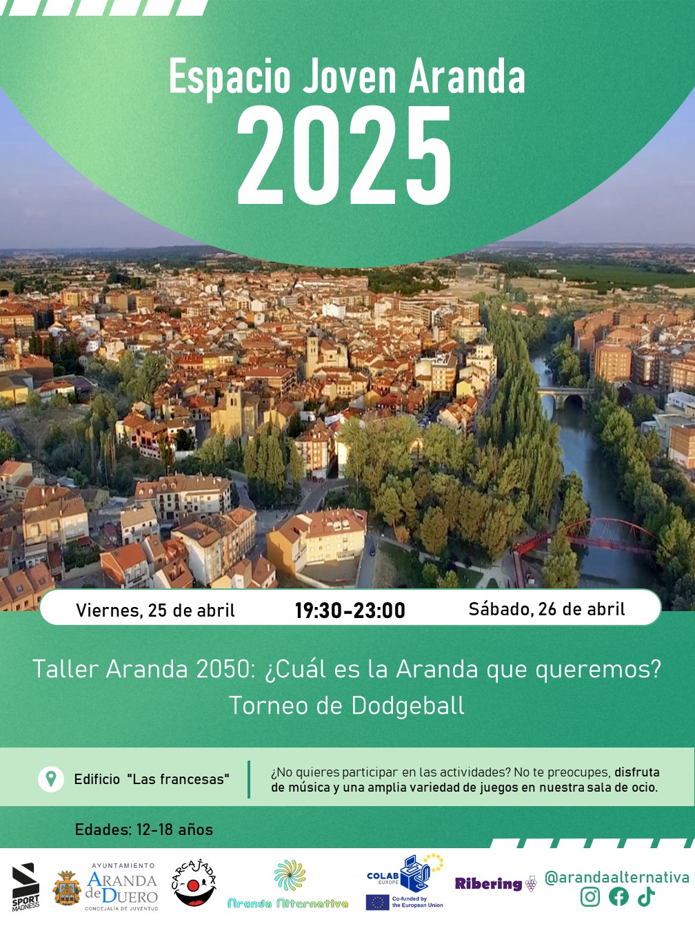 Espacio Joven Aranda 2025 (25 – 26 Abril)