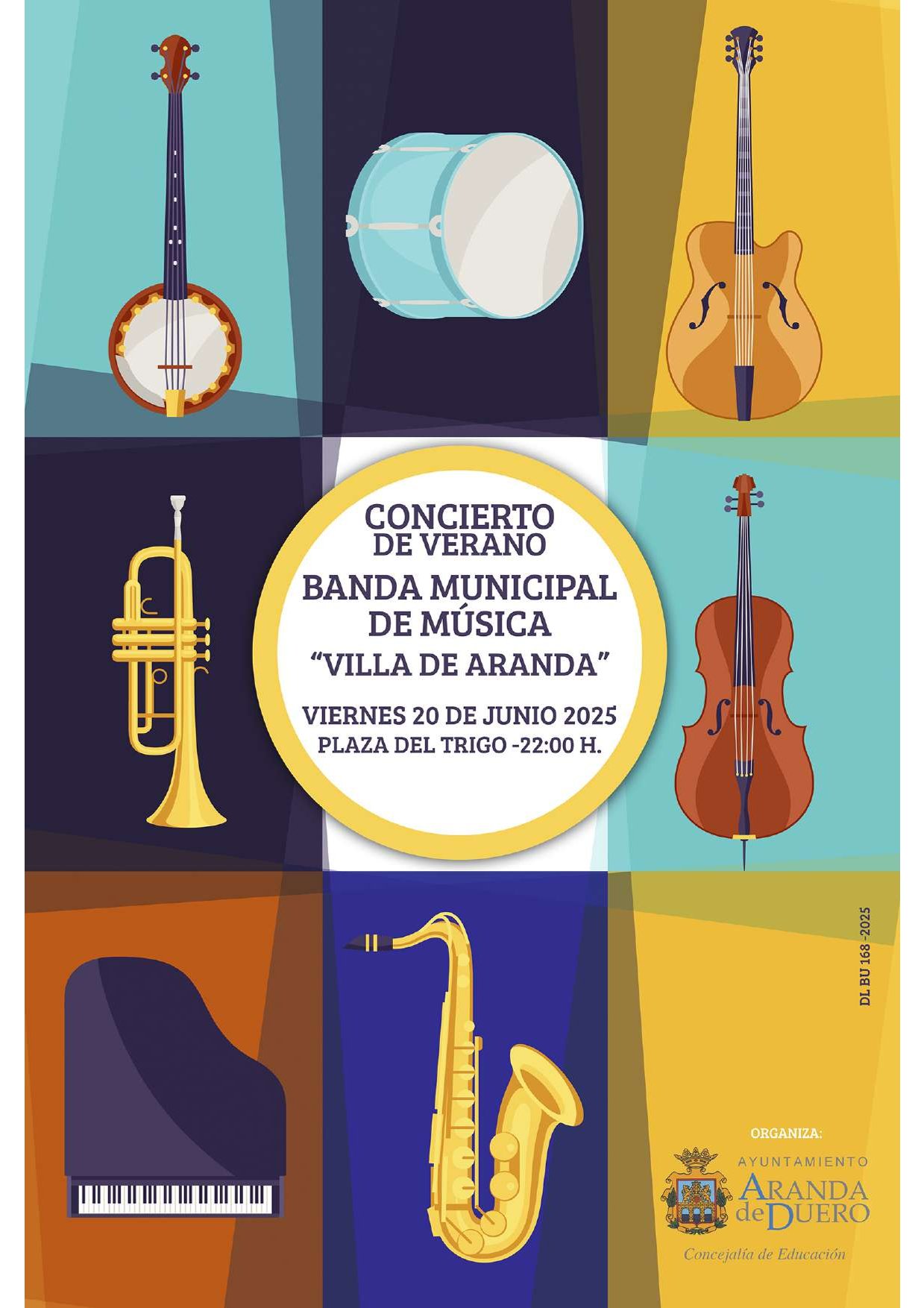 Concierto de Verano de la Banda Municipal de Música «Villa de Aranda»