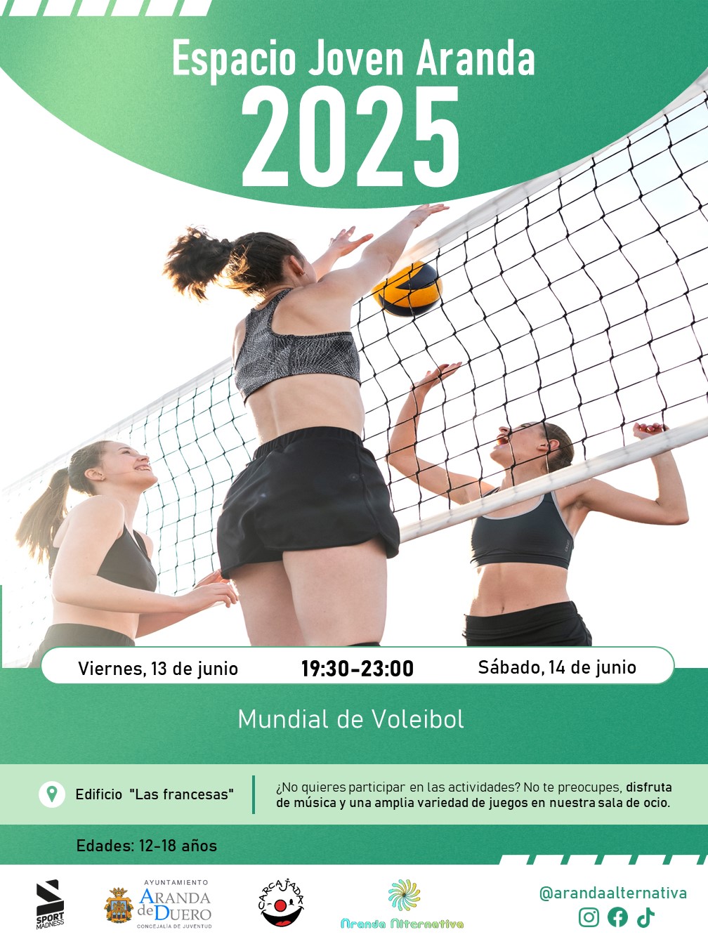 Espacio Joven Aranda 2025 (13 – 14 Junio)
