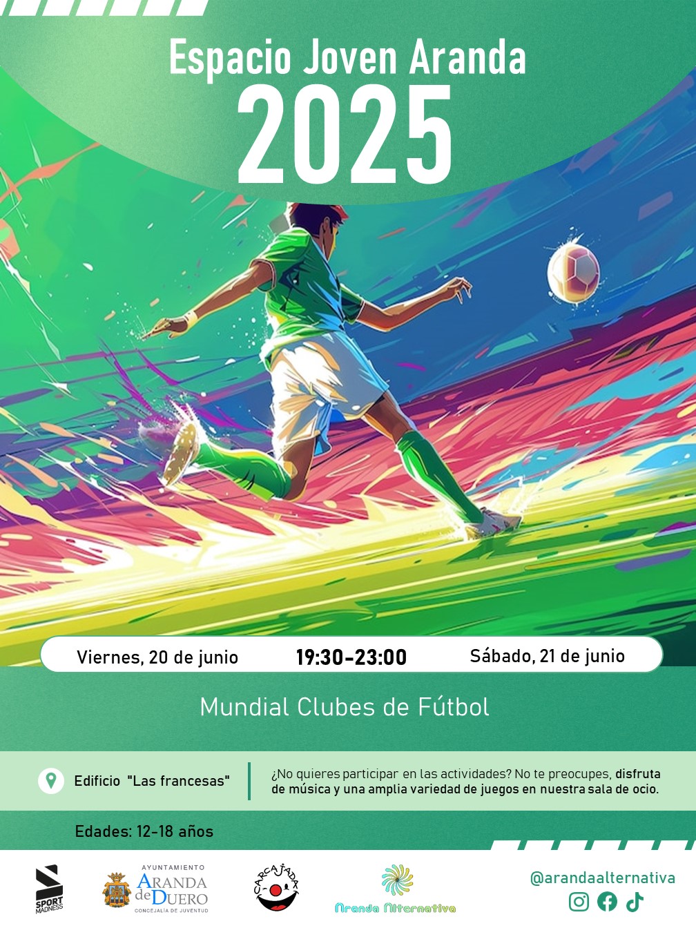 Espacio Joven Aranda 2025 (20 – 21 Junio)